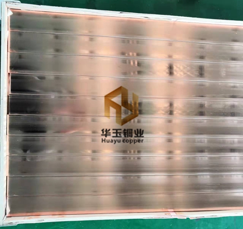 华玉铜业出口欧洲高精紫铜排，定制铜料找华玉铜业！